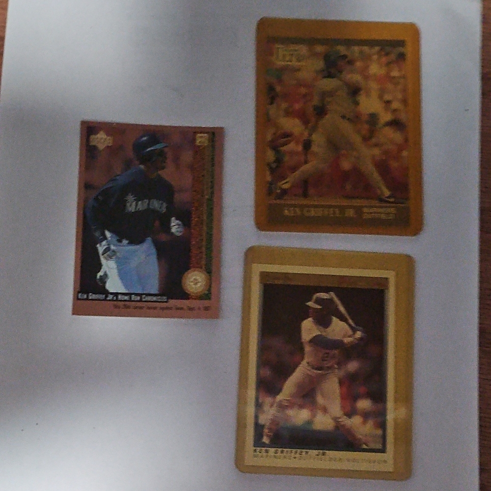 Ken Griffey Jr. Trading Card Set - Gold and Black